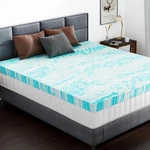 Cooling Gel Memory Foam Mattress Topper - 4 Inch Full Size Ultimate Comfort. Fixed Price $96.21.