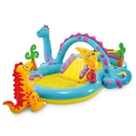 Inflatable Outdoor Swimming Pool 11 7.5 44 Intex Dinoland Play Center Kiddie. Fixed Price $104.99.