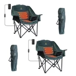 Heated Camping Chair 400LB Xl Padded Heavy Duty Green Power Bank Nice. Fixed Price $299.99.