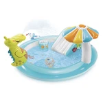 Intex Gator Outdoor Inflatable Kiddie Pool Water Play Center W/ Slide (open Box). Fixed Price $43.89.