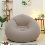 1PC Inflatable Slouchy Chair Portable Foldable Single Person Sofa Brown. Fixed Price $25.00.