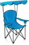 Chairs With Shade Canopy Folding Camping Recliner Support 350 Lbs. Fixed Price $89.95.