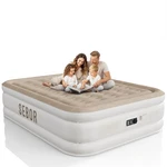 Sebor Air Mattress Queen With Built-in Pump 18", Durable Blow Up. Fixed Price $248.59.