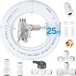Kit Nea De Agua 1/4" 25 Ft Para Nevera, Fabricador Hielo Y Filtro. Fixed Price $34.54.