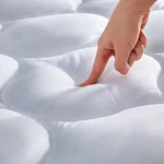 Sleep Zone Quilted Fitted Twin Mattress Pad Cover - Soft Fluffy Pillow Bed. Fixed Price $27.57.
