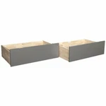 Atlantic Furniture Urban Queen King Bed Drawer Gray (set Of 2). Fixed Price $217.59.