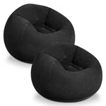 Wlive 2 Pcs Bean Bag For Kids Adults, Inflatable Chair, No Filler, Comfy. Fixed Price $63.85.