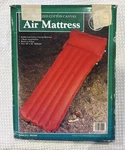 1990 Academy Broadway Rubberized Cotton Canvas Red Air Mattress Build-in Pillow. Fixed Price $51.99.