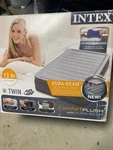 Intex Comfort Dura-beam Plush Airbed Mattress Withbuilt-in Pump Twin (open Box). Fixed Price $36.99.