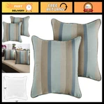 Sorra Home Sunbrella Gateway Mist Indoor Outdoor Corded Pillow Set Of 2. Fixed Price $156.99.