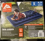 New Ozark Trail Air Mattress Twin 8.75", Blue 330LBS Fast Release Valve. Fixed Price $15.00.