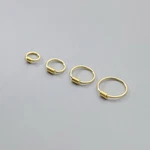 14K Gold S925 Silver Hoop Huggie Earrings-sleep Wear Helix Tragus Cartilage Tiny. Fixed Price $39.99.