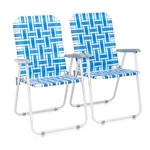 Vasitelan Patio Lawn Chairs Folding Set Of 2, X22 X37.4 Blue 1. Fixed Price $100.99.