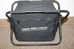 Friday Night Lights Folding Seat Cooler Camping Party Tailgating Chair Stool. Fixed Price $24.95.
