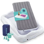 Hiccapop Inflatable Toddler Travel Bed 4 Sided Grey. Fixed Price $181.99.