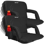 Driftsun 2 Pack Extra Wide Stadium Seats With Back Support - Deluxe Foldable .... Fixed Price $231.67.