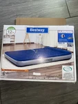 Bestway 12" Tritech Air Mattress With Built-in Pump Queen. Size (80" X 60"). Fixed Price $59.95.