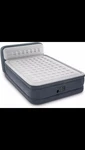 Intex Dura-beam Ultra Plush Inflatable Pillow Top Bed Air Mattress, Queen, Grey. Fixed Price $105.00.