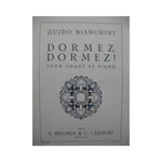 Bianchini Guido Sleep Dedication Song Piano 1932. Fixed Price $75.64.