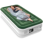 Zearna Twin Mattress With Built Pump, 16" Durable Blow Up Airbed, C. Fixed Price $209.99.