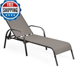 Tangkula Lounge Chair Outdoor Patio Chaise Adjustable Backrest Reclining. Fixed Price $149.61.