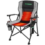 Vivosun 20W Outdoor Heated Camping Chair Padded W/ Cup Holdeder 3 Levels. Fixed Price $71.99.