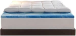 Cooling Gel Dual Layer 4" Memory Foam Mattress Topper, Twin Size. Fixed Price $155.99.