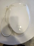 Bemis H1900NL000 Radiance 18.5IN Elongated Plastic Toilet Seat Wht W/ Nightlight. Fixed Price $89.99.