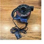 Quick-fill Electric Air Pump Model AP623, Corded 110-120V, Black. Fixed Price $15.00.