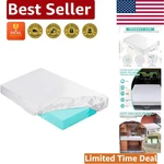 Revitalize Sleep: 3-INCH Memory Foam Mattress Topper Cover, Full Size 75X52-INCH. Fixed Price $26.09.