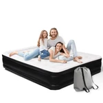 Air Mattress Twin Queen With Built-in PUMP,18" Inflatable Bed For Home & Camping. Fixed Price $74.30.