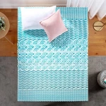 Spa Sensations 3" Green Tea Gel Memory Foam Zoned Support Mattress Topper Queen. Fixed Price $139.84.