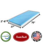 Foamrush Bunk 27" X 75" Cooling Gel Memory Mattress Camper Sleeper Cot Usa. Fixed Price $96.97.