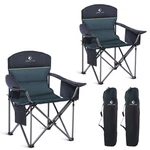 Green Party E01CC402-GN Oversized Folding Camping Chair 450LBS Pack. Fixed Price $179.99.