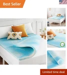 2 Inch Swirl Gel Aerobreeze Cooling Air Flow Memory Foam Mattress Topper, Dor.... Fixed Price $42.55.