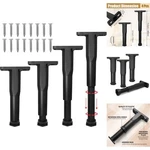 4PC Adjustable Bed Frame Support Legs 8.3-15" Center Slat Replacement Heavy Duty. Fixed Price $13.99.