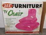 Vintage Intex Furniture Tv Chair 1998 New Open Box Hot Pink. Fixed Price $58.45.