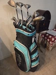 Adams Super Idea Wood Hybrid Iron Set Graphite Ladies Lh Golf Clubs With Bag. Fixed Price $370.00.