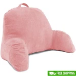 Microsuede Bedrest Back Support Pillow Ultimate Comfort Reading Lounging New. Fixed Price $52.42.