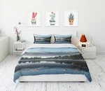 3D Mountain Lake A2696 Bed Pillowcases Quilt Duvet Cover Set Queen King Amy. Fixed Price $85.54.