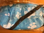 Us Lounger Fast Inflatable Portable Outdoor Indoor Wind Bed Air Bag Blue Paws. Fixed Price $14.99.