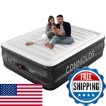 Commouds Queen Air Mattress 2000MAH Battery Powered Pump 18 Raised Inflatable. Fixed Price $128.68.