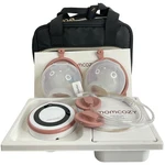 Momcozy Breast Pump Hands Free Electric Fashion & 84 Disposable Bags Lot New. Fixed Price $112.24.