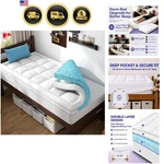 Twin Xl Dual Layer 3 Inch Memory Foam Mattress Topper For College Dorm Room E.... Fixed Price $171.18.