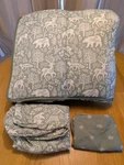 Beddys Bed-ease Twin Size Nod & Winks "into The Woods" Zipper Bedding Perfect!. Fixed Price $110.00.