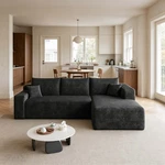 95" Boneless Couch Right Chaise Shape Sectional Cloud Sofa Set For Living Room. Fixed Price $299.99.