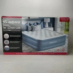 Beautyrest Silver 18" Thick Sensa-lux Dual Coil Pillow Top Air Bed Queen Size. Fixed Price $69.99.