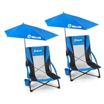 Emerit Beach Chair With 360 Adjustable Upf 50+ Twin Pack, Blue & Black. Fixed Price $140.63.