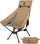Tigerblade High Back Camping Chair With Pillow Design, Comfortable Widened Seat. Fixed Price $95.99.