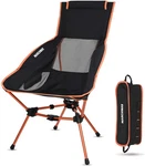 Marchway Folding High Back Camping Chair With Head Support, Orange. Fixed Price $60.12.